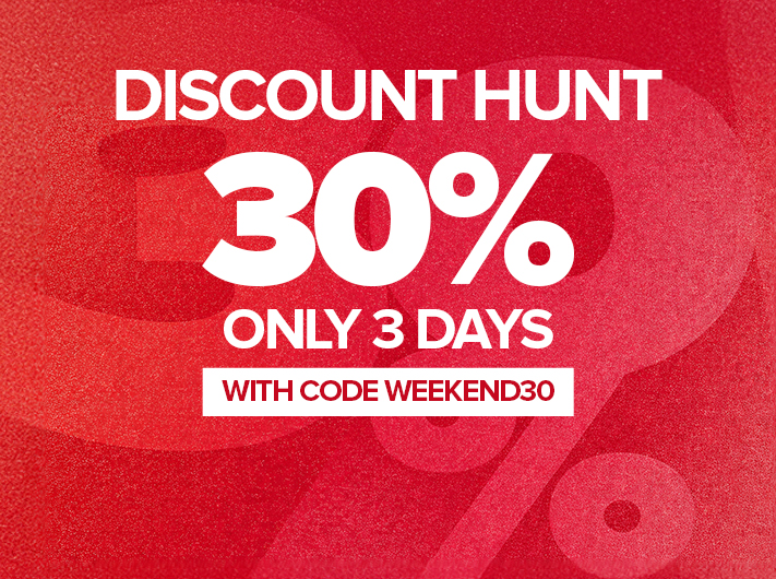 &ndash;30% on selected items with code: WEEKEND30 | Open24